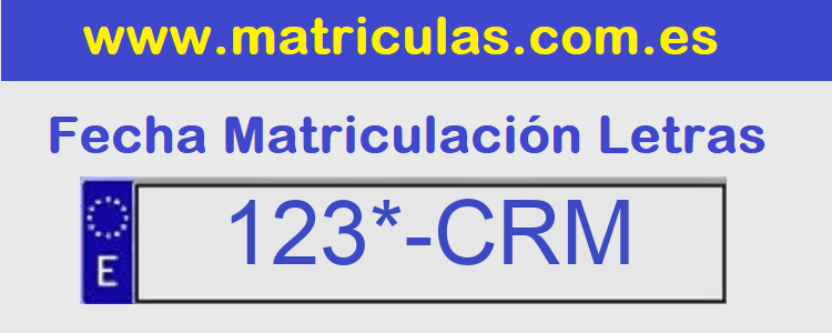 Matricula **** CRM