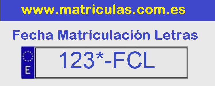 Matricula **** FCL