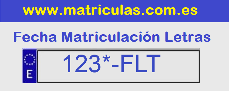 Matricula **** FLT