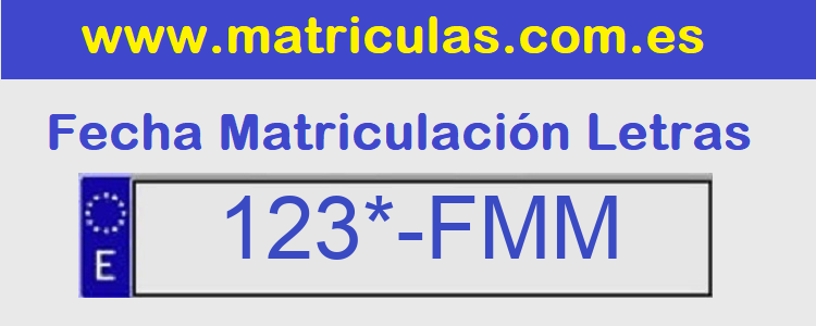 Matricula **** FMM