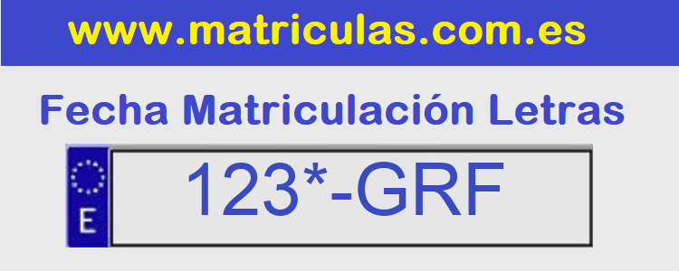 Matricula **** GRF