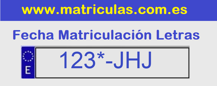 Matricula **** JHJ