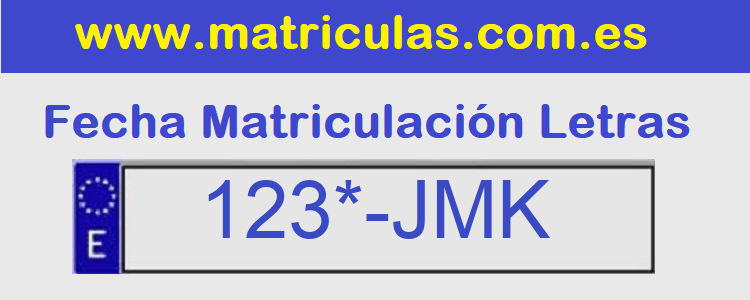 Matricula **** JMK
