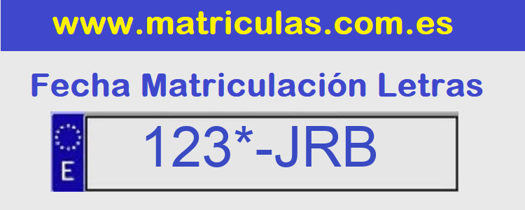 Matricula **** JRB
