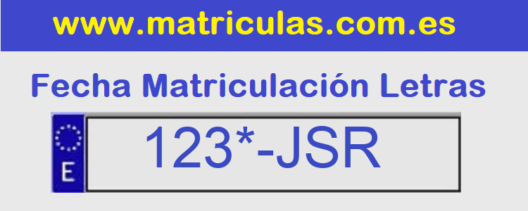 Matricula **** JSR