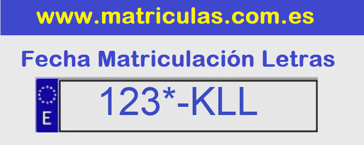 Matricula **** KLL