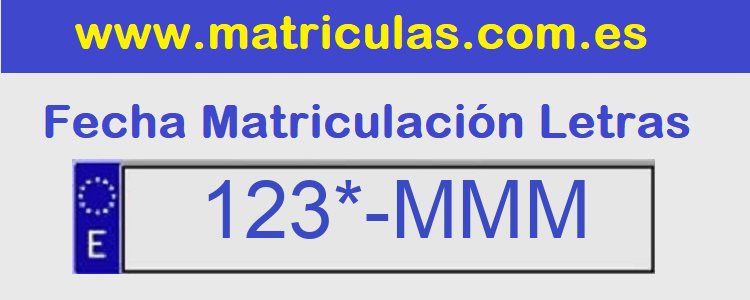 Matricula **** MMM