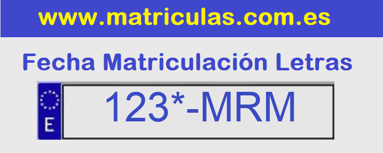 Matricula **** MRM