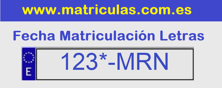 Matricula **** MRN