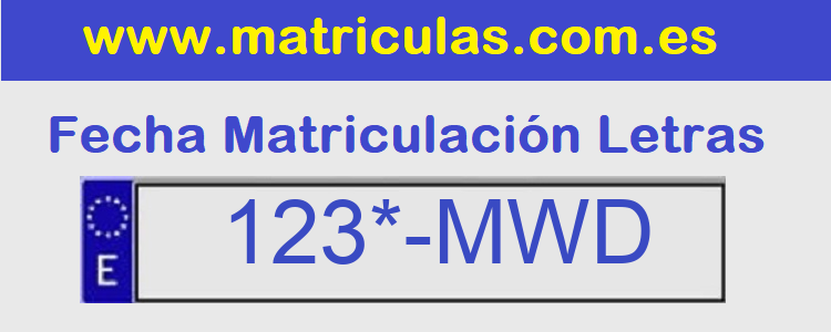 Matricula **** MWD