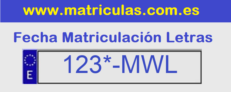 Matricula **** MWL
