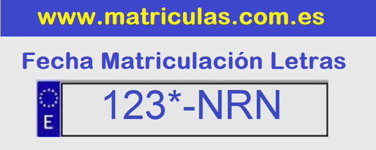Matricula **** NRN