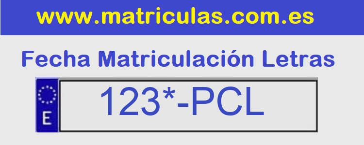 Matricula **** PCL