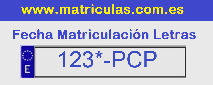 Matricula **** PCP