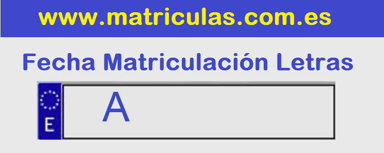 Matriculas Año  2012