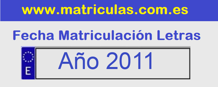 Matriculas Año  2011