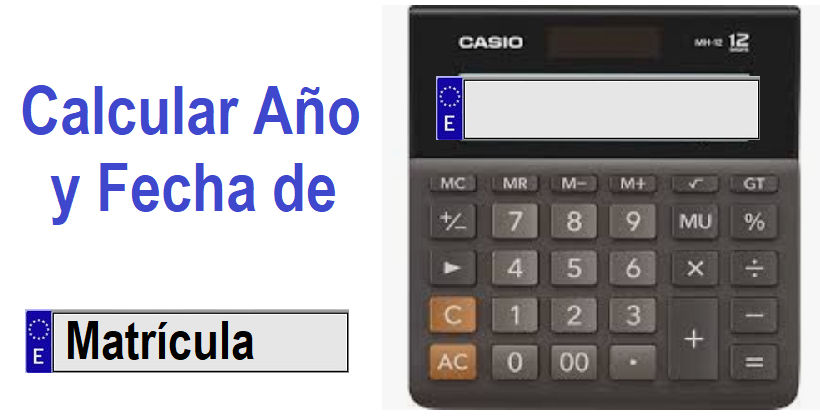 Calcular fecha matriculacion