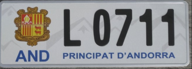 matriculas Andorra And