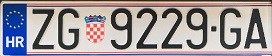 matricula HR Croacia