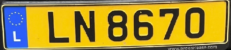 Matriculas Luxemburgo