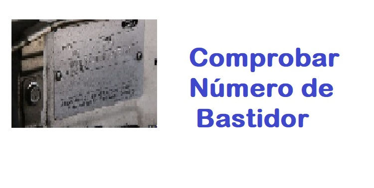 Numero bastidor coche